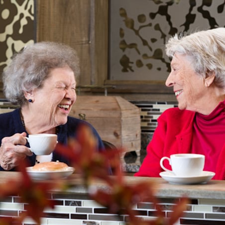 Photo of ladies laughing at Northshore Senior Living community