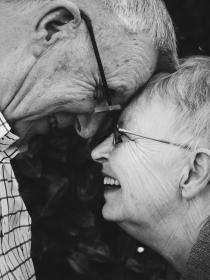 assisted living conversation tactics senior couple smiling