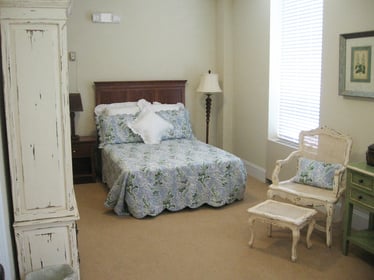 Mock senior living residence at Lakewood Place in Loudon, Tennessee