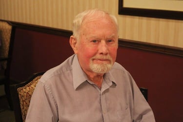 A male resident at a community for assisted living in Georgia